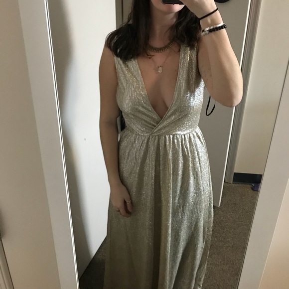 Lulus Gold Formal Dress - Picture 2 of 3